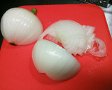 新たまねぎと生ハムの塩マリネ作り方1写真
