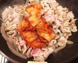 ♡豚キムチパスタ♡作り方5写真