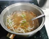 簡単！！　なめこのかきたま汁作り方4写真