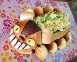 トトロの猫バス デコパン(=^ェ^=)作り方6写真