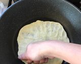 計量カップと小麦粉でつくるフライパンピザ作り方11写真