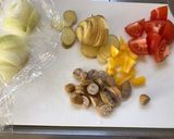 計量カップと小麦粉でつくるフライパンピザ作り方15写真