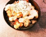 超(^^)がっつり塩唐揚げマヨ丼♫作り方3写真
