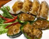 レンジで肉詰め&はさみ焼き♪作り方12写真