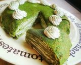 フライパンであっさり　抹茶　ミルクレープ作り方14写真