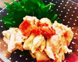簡単★鶏肉の梅和え★混ぜるだけ★作り方4写真