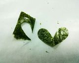 ハート海苔の飾り切り♪作り方5写真