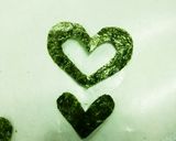 ハート海苔の飾り切り♪作り方8写真