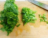 菜の花と明太子のおひたし。春色であと一品作り方3写真