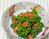 菜の花と明太子のおひたし。春色であと一品作り方6写真