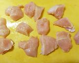 油フライパン5mm！鶏むね肉黒胡椒唐揚げ作り方3写真