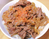 簡単！ すき焼きのタレでつゆだく牛丼！作り方7写真