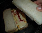 南インド的？屋台ハムエッグトーストサンド作り方8写真