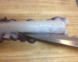 コリコリ食感☆生タコ吸盤の生姜めんつゆ作り方1写真