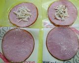 焼きパン粉で!揚げないチーズハムカツ2作り方1写真