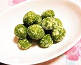簡単 ボール２個 抹茶 スノーボール作り方11写真