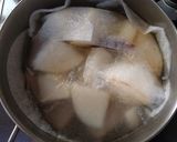 簡単 真面目 男の 大根と豚肉の煮物作り方5写真