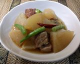 簡単 真面目 男の 大根と豚肉の煮物作り方9写真