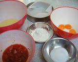 煮いちごのフワフワケーキ作り方3写真