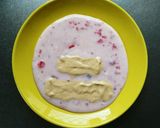 ヨーグルトアート☆バースディケーキ。作り方6写真