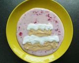 ヨーグルトアート☆バースディケーキ。作り方7写真