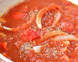 サバ水煮缶のオレガノ香るトマトソース煮作り方3写真