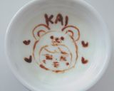 チョコレートソースでヨーグルトアート！作り方5写真