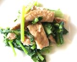 お揚げと菜っ葉の炊いたん作り方4写真
