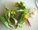菜の花のペペロンチーノ作り方2写真