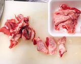 我が家の牛すじ煮込みカレー♡作り方1写真