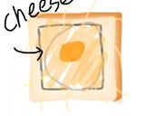 Egg toast作り方6写真