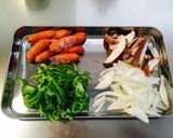 濃厚ナポリタン(こぶ茶使用)作り方1写真