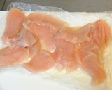 揚げない☆鶏むね肉の磯部・・・揚げ焼き！作り方1写真