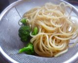 カニとブロッコリーのパスタ♪作り方2写真