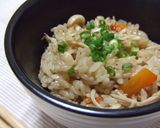 色々きのこの炊き込みご飯～温玉のせ～作り方5写真