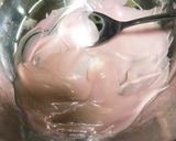 ハート型クッキー いちごのチョコクリーム作り方1写真