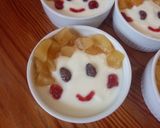 にっこり☺　スマイルヨーグルト作り方5写真