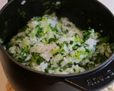 桜海老と大根葉の彩り菜飯＊作り方4写真