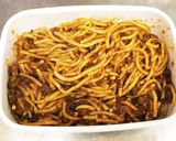 ミートソーススパゲティのリメイクグラタン作り方6写真