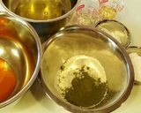 黒豆煮で抹茶シフォンケーキ作り方1写真