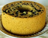 黒豆煮で抹茶シフォンケーキ作り方6写真