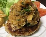 ミョウガと大葉のおろしハンバーグ作り方8写真