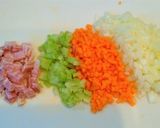 炊飯器で！エビピラフ風洋風炊き込みごはん作り方3写真