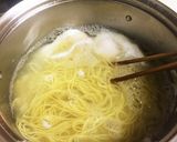 ☆わさび菜ミルク麺☆作り方2写真