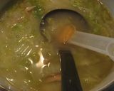 白菜とツナの豆乳みそスープ作り方4写真