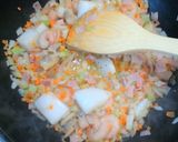 炊飯器で！エビピラフ風洋風炊き込みごはん作り方5写真