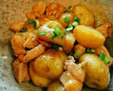 新じゃがと肉の炒め煮♡ホクホク〜♡作り方13写真