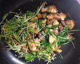 ブリと水菜の黒胡椒炒め作り方7写真