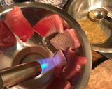 炙り中トロのにんにく山葵葱胡麻よごし作り方3写真
