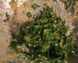 炙り中トロのにんにく山葵葱胡麻よごし作り方4写真